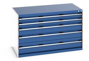 Bott Cubio 5 Drawer Cabinet 1300Wx750Dx800mmH 40030007.**